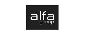 Лого Alfa group, темное